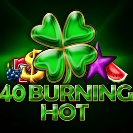 40 Burning Hot by Amusnet Interactive, showcased at bassbetcasinos-es.com – game logo
