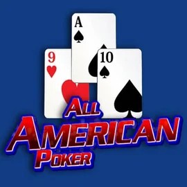 All American Poker logo – Table Games by RTG (Reel Time Gaming) at Bassbet Casino
