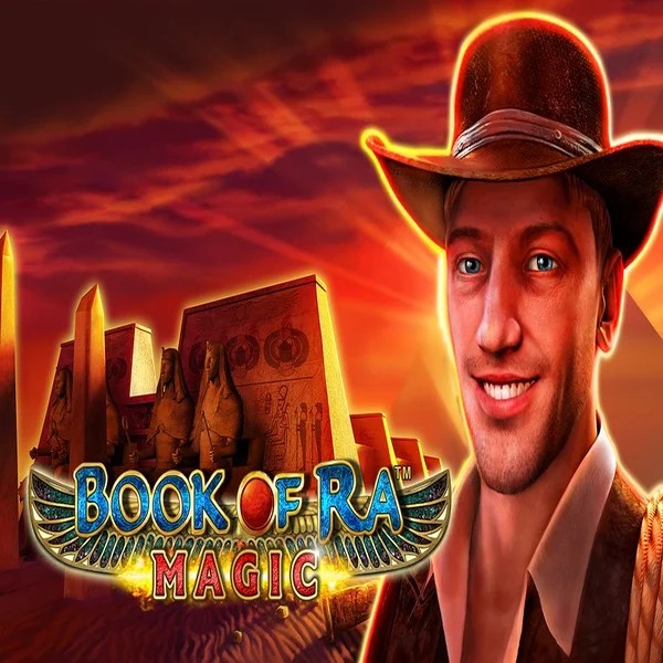 Book of Ra Magic logo by Greentube Bassbet Casino