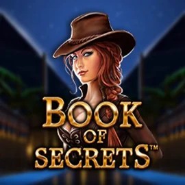 Book of Secrets slot logo by SYNOT Games at Bassbet Casino