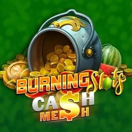 Official Slots logo: Burning Slots Cash Mesh by BF Games at Bassbet Casino