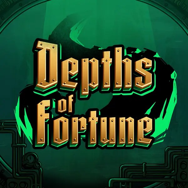 Depths of Fortune slot logo by AvatarUX Studios at Bassbet Casino