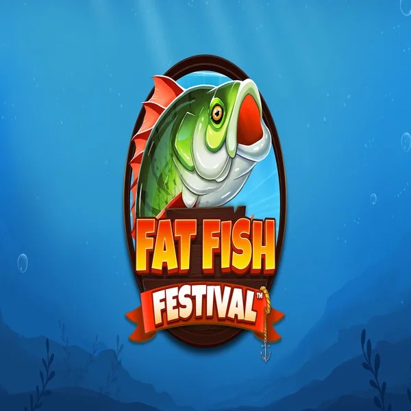 Official Slots logo: Fat Fish Festival by Wishbone Games at Bassbet Casino
