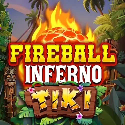 Fireball Inferno Tiki by NetEnt, showcased at bassbetcasinos-es.com – game logo