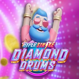 Official Slots logo: Hyper Strike Diamond Drums by Gameburger Studios at Bassbet Casino