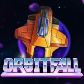 Orbitfall by ELK Studios, showcased at bassbetcasinos-es.com – game logo