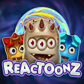 Reactoonz online game logo by Play'n GO on bassbetcasinos-es.com