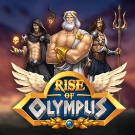 Rise of Olympus logo – Slots by Play'n GO at Bassbet Casino