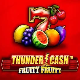 Thunder Cash Fruity Fruity slot logo by Novomatic at Bassbet Casino