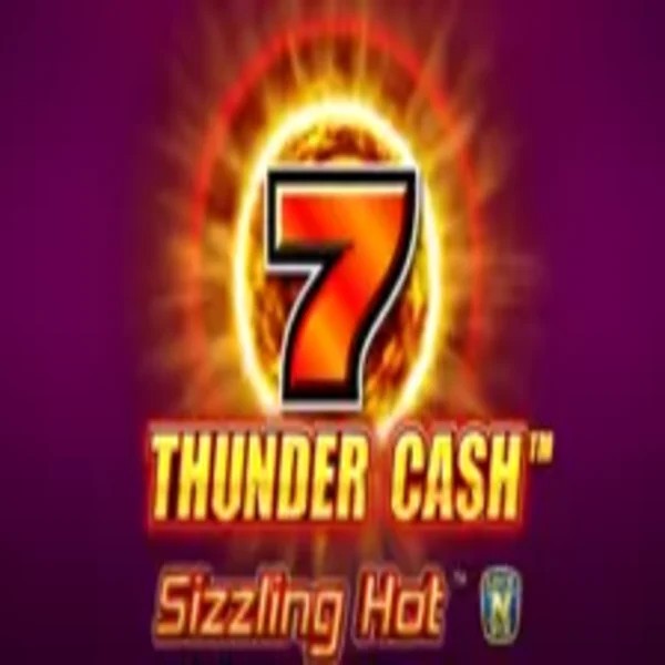Official Slots logo: Thunder Cash Sizzling Hot by Novomatic at Bassbet Casino